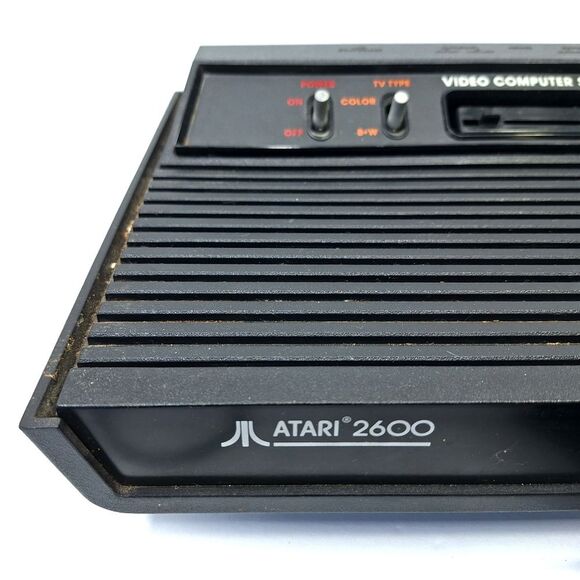 VTG Vintage 1980s Atari 2600 Video Computer System Console w/ Joystick & Manual - Picture 5 of 11